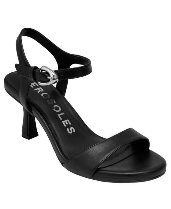 エアロソールズ レディース シューズ サンダル Aerosoles Womens Divia Open Toe Dressandals Black ブラック