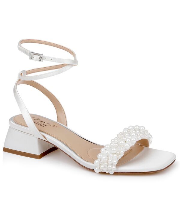 ジュウェルダグレイミシュカ レディース シューズ サンダル Jewel Badgley Mischka Womens Payton Square Toevening Sandals Ivory Sat