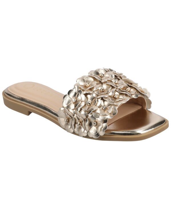 ジュルネ コレクション レディース シューズ サンダル フラワー柄 フラワー Journee Collection Womens Azalea Floral Slide Flat Sandals Go