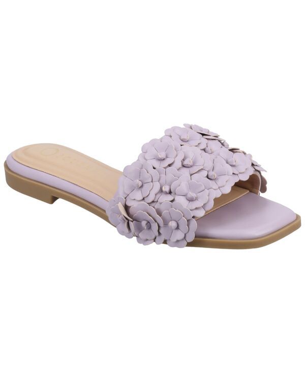 ジュルネ コレクション レディース シューズ サンダル フラワー柄 フラワー Journee Collection Womens Azalea Floral Slide Flat Sandals Li