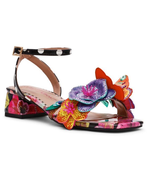 ベッツィジョンソン レディース シューズ サンダル ヒール Betsey Johnson Womens Maranda Low Block Heel Dressandals Multi マルチカラー