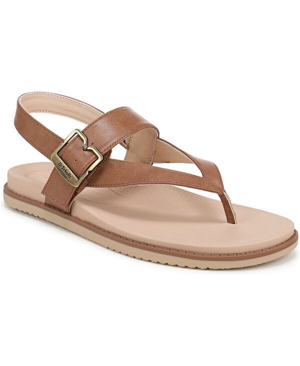 ドクター・ショール レディース シューズ サンダル Dr Scholls Womenso Chill Thong Sandals Honey Brown Faux Leather ブラウン