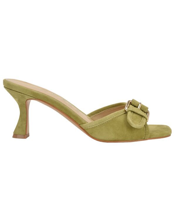 ゲス レディース シューズ サンダル ヒール GUESS Womens Dista Buckle Kitten Heel Dressandals Olive Green Suede グリーン ゲス レディース シューズ サンダル ヒール GUESS Womens Dista Buckle Kitten Heel Dressandals Olive Green Suede グリーン