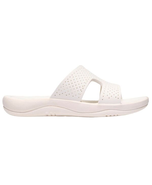 クラークス レディース シューズ サンダル Clarks Womensunmaze Bali Round Toe Sandals White ホワイト