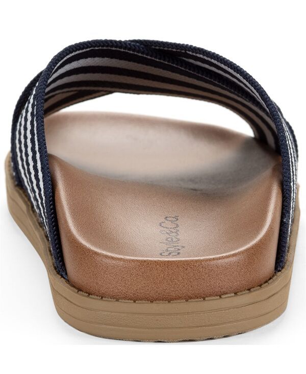 スタイルアンドコー レディース シューズ サンダル ニット Style Co Womens Roryy Knit XBand Footbed Sandals Blue Stripe ブルー スタイルアンドコー レディース シューズ サンダル ニット Style Co Womens Roryy Knit XBand Footbed Sandals Blue Stripe ブルー