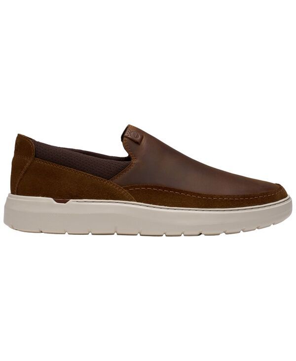 クラークス メンズ シューズ スリッポン・ローファー Clarks Mens Flexwell SlipOn Step Shoes Beeswax Leather