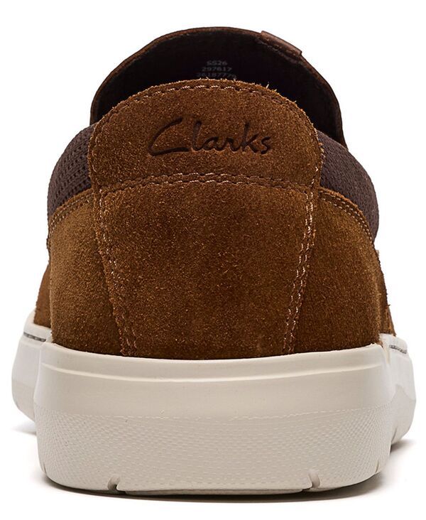 クラークス メンズ シューズ スリッポン・ローファー Clarks Mens Flexwell SlipOn Step Shoes Beeswax Leather