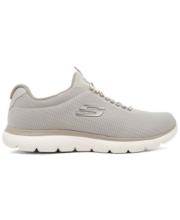 スケッチャーズ メンズ シューズ スニーカー Skechers MensUMMITSlipOn WideWidth Casual Sneakers from Finish Line Taupe トープ