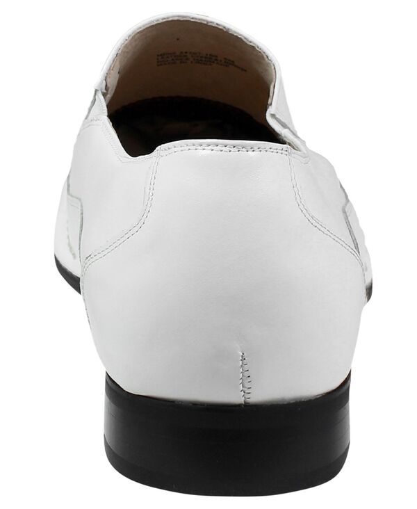 ステイシーアダムス メンズ シューズ スリッポン・ローファー レザー Stacy Adams Mens Templin Leather Bike Toe Loafers White ホワイト ステイシーアダムス メンズ シューズ スリッポン・ローファー レザー Stacy Adams Mens Templin Leather Bike Toe Loafers White ホワイト