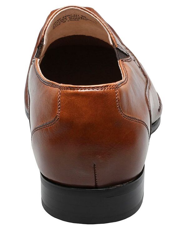 ステイシーアダムス メンズ シューズ スリッポン・ローファー レザー Stacy Adams Mens Templin Leather Bike Toe Loafers Cognac