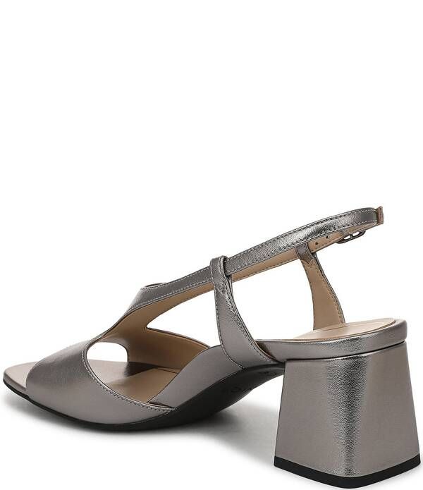 バイオニック レディース シューズ サンダル レザー ヒール Vionic Raqueleather Block Heel Dressandals Pewter ピューター