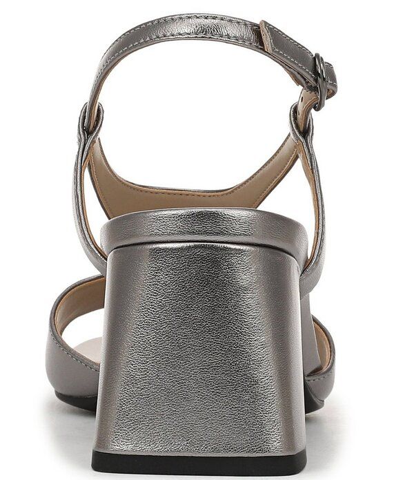 バイオニック レディース シューズ サンダル レザー ヒール Vionic Raqueleather Block Heel Dressandals Pewter ピューター