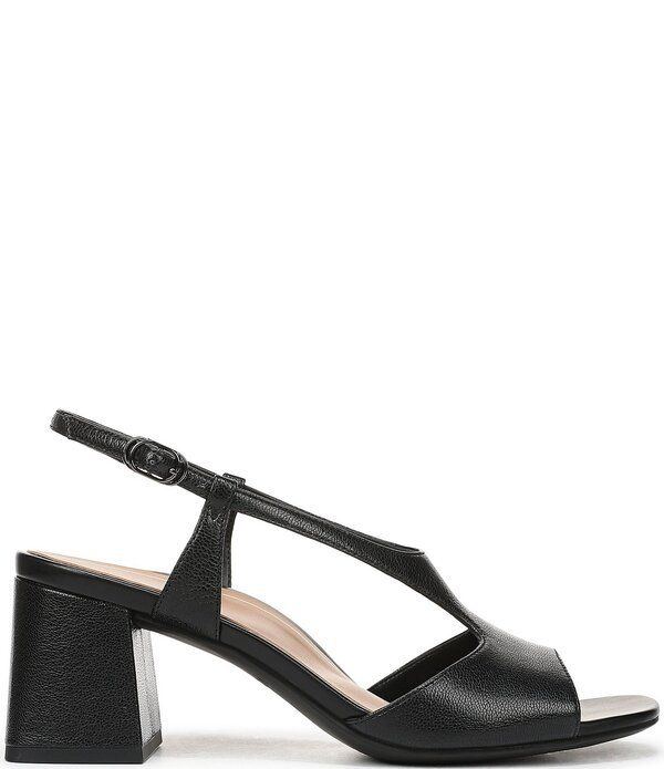 バイオニック レディース シューズ サンダル レザー ヒール Vionic Raqueleather Block Heel Dressandals Black ブラック