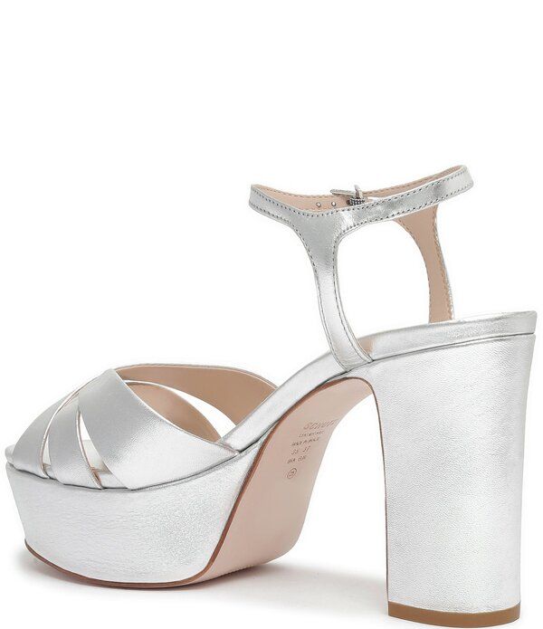 シュッツ レディース シューズ サンダル プラットフォーム アンクル レザー Schutz Keefa Leather Platform Ankle Strap Sandals Prata シュッツ レディース シューズ サンダル プラットフォーム アンクル レザー Schutz Keefa Leather Platform Ankle Strap Sandals Prata