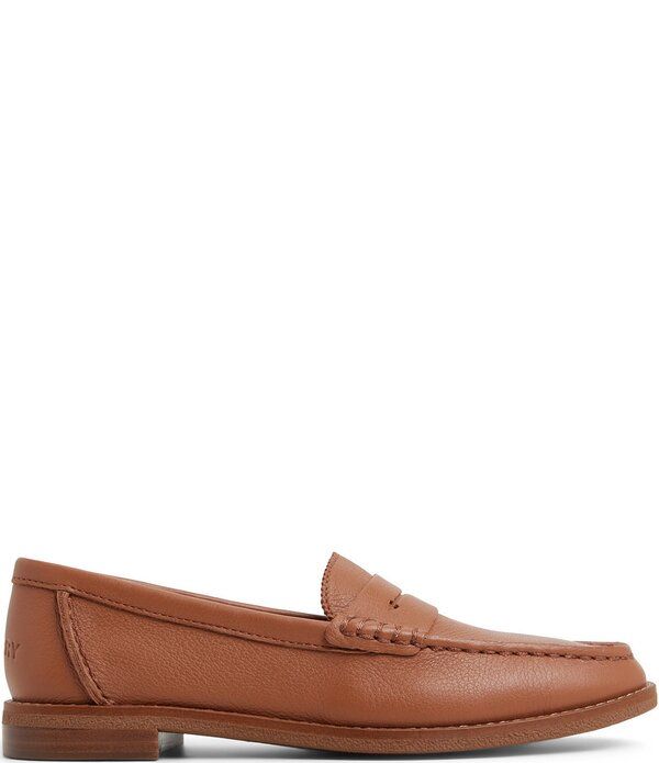 スペリー レディース シューズ スリッポン・ローファー レザー Sperry Womenseaport Penny Leather Loafers Light Brown ブラウン