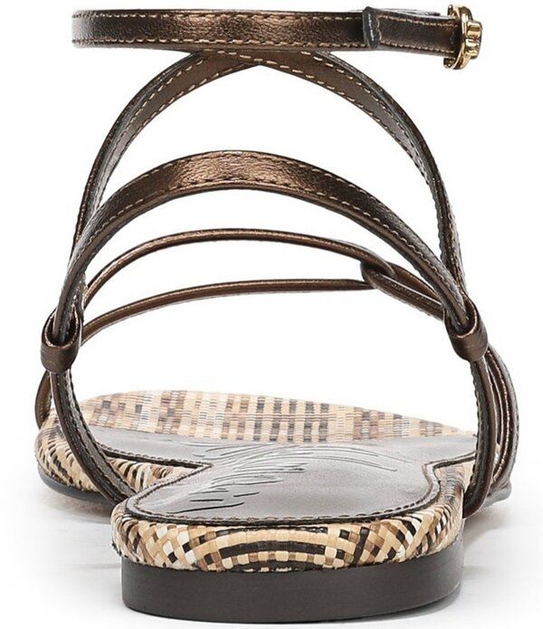 サムエデルマン レディース シューズ サンダル レザー Sam Edelman Ellina Woven Leather Strappy Flat Sandals Bronze Metallic メタ サムエデルマン レディース シューズ サンダル レザー Sam Edelman Ellina Woven Leather Strappy Flat Sandals Bronze Metallic メタ