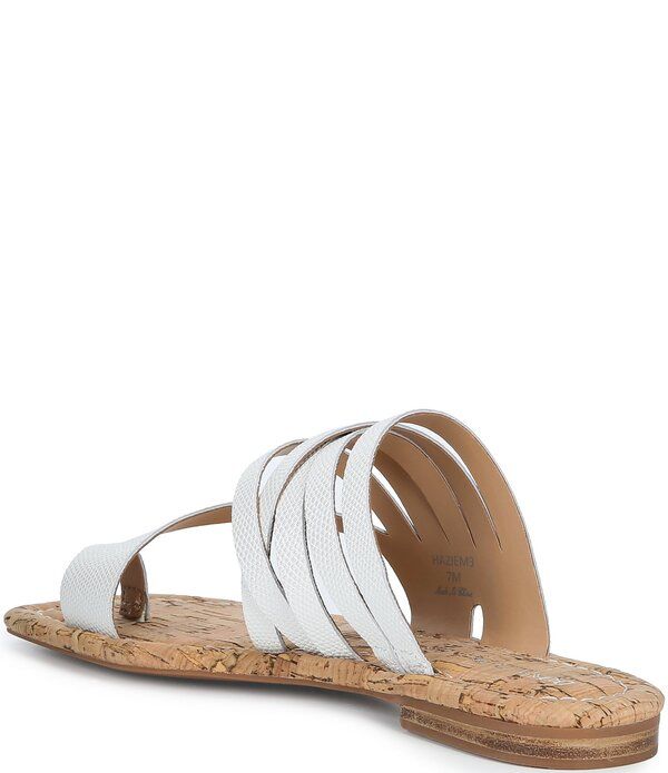 ドナルドプリネール レディース シューズ サンダル レザー Donald Pliner Hazie Leather Strappy Toe Ring Flat Sandals Porcelain
