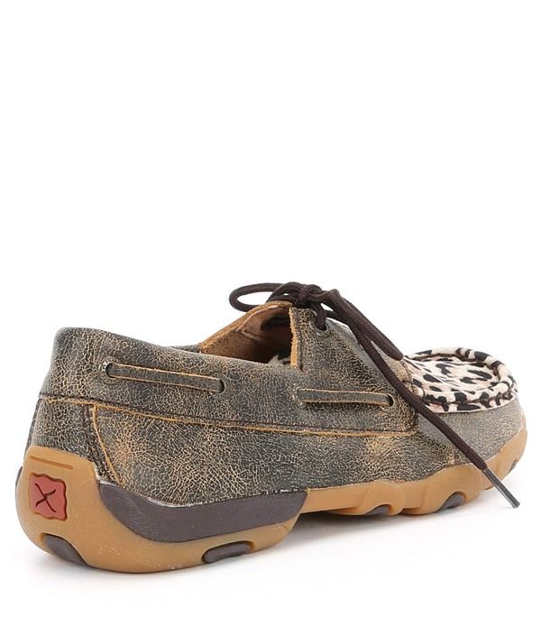 ツイステッドエックス レディース シューズ プリント Twisted X Womens Leopard Print Boat Shoes Leopard アニマル ツイステッドエックス レディース シューズ プリント Twisted X Womens Leopard Print Boat Shoes Leopard アニマル