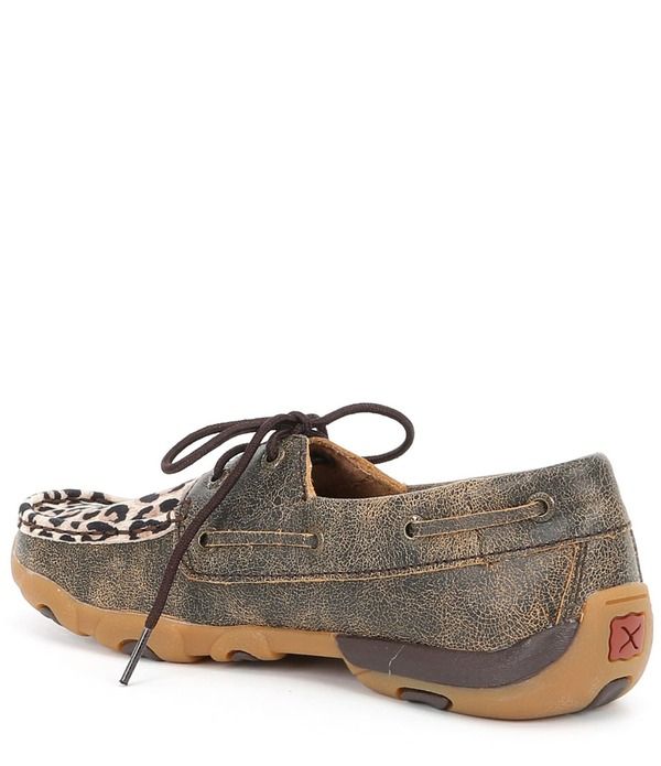 ツイステッドエックス レディース シューズ プリント Twisted X Womens Leopard Print Boat Shoes Leopard アニマル ツイステッドエックス レディース シューズ プリント Twisted X Womens Leopard Print Boat Shoes Leopard アニマル