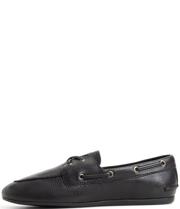 スペリー レディース シューズ レザー Sperry Womenslim Boatumbled Leather Boat Shoes Black ブラック