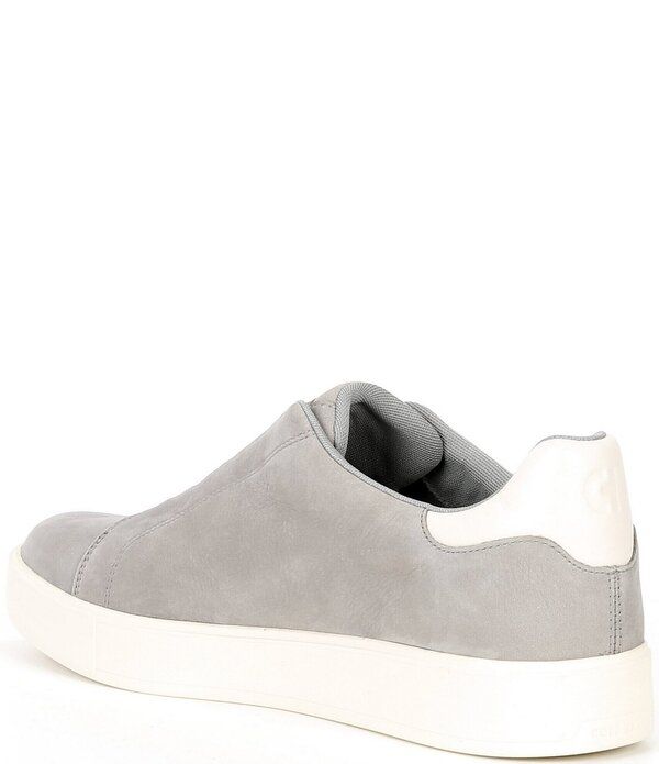 コールハーン メンズ シューズ スリッポン・ローファー スニーカー Cole Haan Mens GrandPro Luxe Slip Onubuck Sneakersea StoneAngora ス