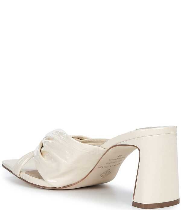 アントニオ メラーニ レディース シューズ サンダル レザー Antonio Melani Cassy Two Toned Leather Knottedresslide Sandalsweet Cr