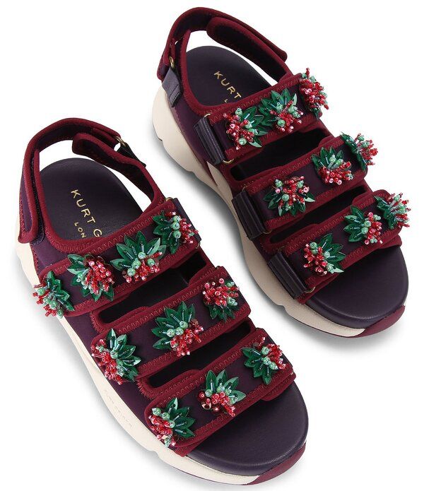 カートジェイガーロンドン レディース シューズ サンダル フラワー柄 フラワー Kurt Geiger London Kurt Runner Floral Ornament EVA Sandals R