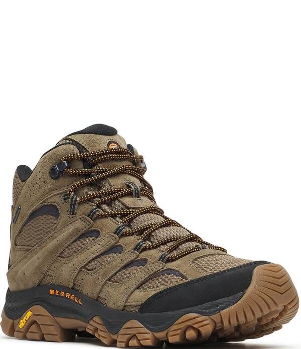 メレル メンズ シューズ ブーツ・レインブーツ Merrell Mens Moab 3 Mid Waterproof Hiking Boots OliveGum オリーブ
