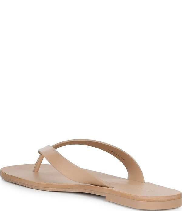 ジャンビニ レディース シューズ サンダル レザー Gianni Bini Steffan Leather Thong Sandals Dark Sierra Tan タン