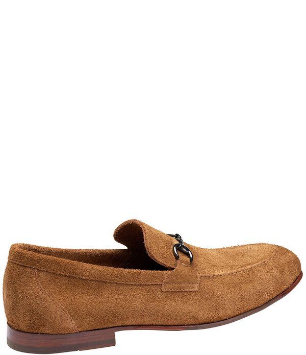 ジョンストンアンドマーフィー メンズ シューズ スリッポン・ローファー スエード Johnston Murphy Mens Higgins Bit Suede Loafer Snuff