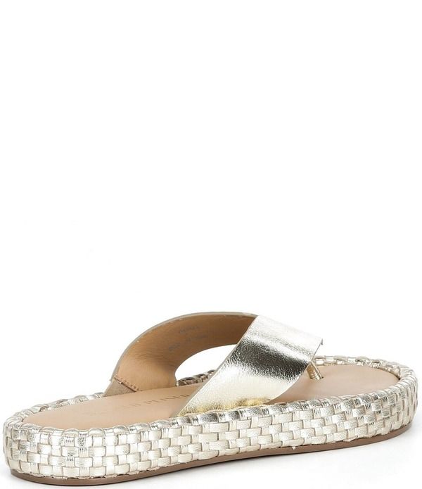 ドナルドプリネール レディース シューズ サンダル プラットフォーム レザー Donald Pliner Dasara Leather Woven Platform Thong Sandals Pla