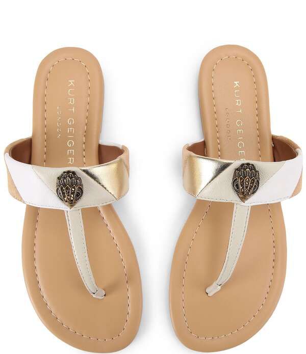 カートジェイガーロンドン レディース シューズ サンダル カラーブロック ロゴ Kurt Geiger London Kensington Colorblock Logo TBar Sandals G カートジェイガーロンドン レディース シューズ サンダル カラーブロック ロゴ Kurt Geiger London Kensington Colorblock Logo TBar Sandals G