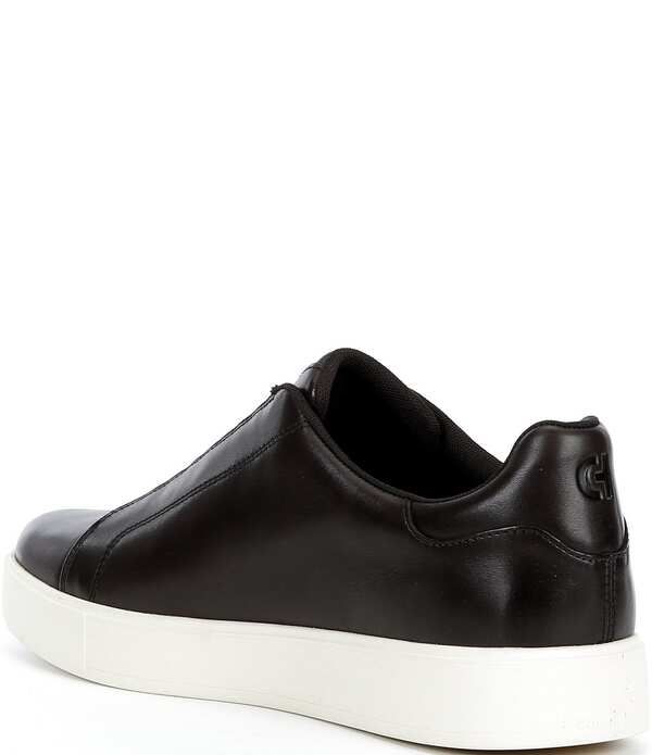 コールハーン メンズ シューズ スリッポン・ローファー スニーカー レザー Cole Haan Mens GrandPro Luxe Slip On Leather Sneakers Dark Cho