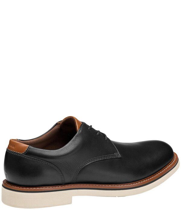 ジョンストンアンドマーフィー メンズ シューズ オックスフォード レザー Johnston Murphy Mens Tyson Leather Plain Toe Oxfords Black ブラック
