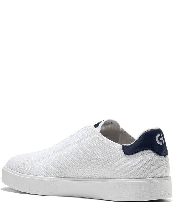 コールハーン メンズ シューズ スニーカー Cole Haan Mens GrandPro Luxe SlipOn Stitchlite Sneakers WhiteNavy BlazerWhite