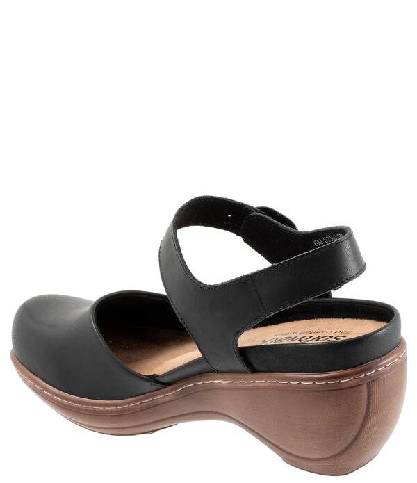 ソフトウォーク レディース シューズ サンダル アンクル レザー SoftWalk Mabelleather Ankle Strap Clogs Black ブラック ソフトウォーク レディース シューズ サンダル アンクル レザー SoftWalk Mabelleather Ankle Strap Clogs Black ブラック