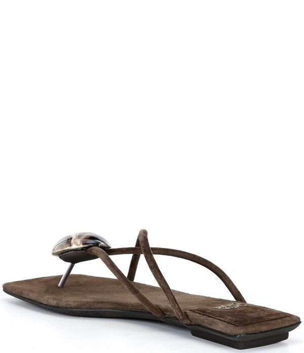 ジェフリー キャンベル レディース シューズ サンダル スエード Jeffrey Campbell Cosmosuede Stone Thong Flat Sandals Brown ブラウン