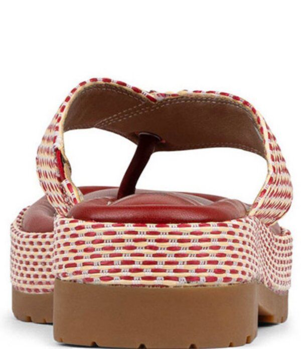 ドナルドプリネール レディース シューズ サンダル プラットフォーム Donald Pliner Sylverraffia Thong Platform Sandals Tomato ドナルドプリネール レディース シューズ サンダル プラットフォーム Donald Pliner Sylverraffia Thong Platform Sandals Tomato