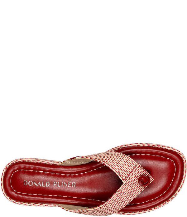ドナルドプリネール レディース シューズ サンダル プラットフォーム Donald Pliner Sylverraffia Thong Platform Sandals Tomato ドナルドプリネール レディース シューズ サンダル プラットフォーム Donald Pliner Sylverraffia Thong Platform Sandals Tomato