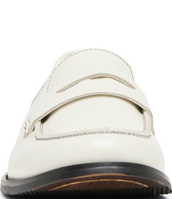 スティーブ マデン メンズ シューズ スリッポン・ローファー コントラスト レザー Steve Madden Mens Natan Leather Contrastitch Penny Loafers