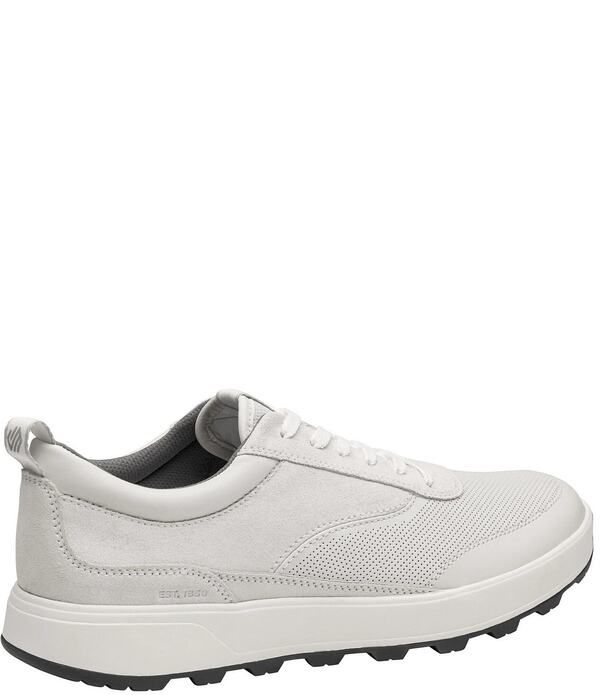 ジョンストンアンドマーフィー メンズ シューズ スニーカー スエード レザー Johnston Murphy Mens Lucas UThroat Leather Suede Sneakers Whi