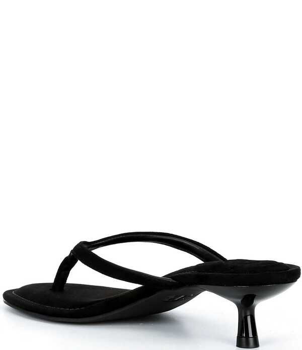 ジービー レディース シューズ サンダル スエード ヒール GB 90sBaby Suede Heeled Thong Dressandals Black ブラック