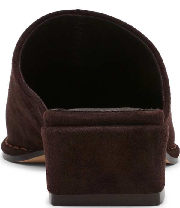 スティーブ マデン レディース シューズ サンダル スエード ヒール Steve Madden Dessa Suede Block Heel Mules Brown ブラウン