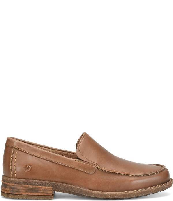 ボーン メンズ シューズ スリッポン・ローファー レザー Born Mens Roger Leather SlipOn Loafers Brown ブラウン ボーン メンズ シューズ スリッポン・ローファー レザー Born Mens Roger Leather SlipOn Loafers Brown ブラウン