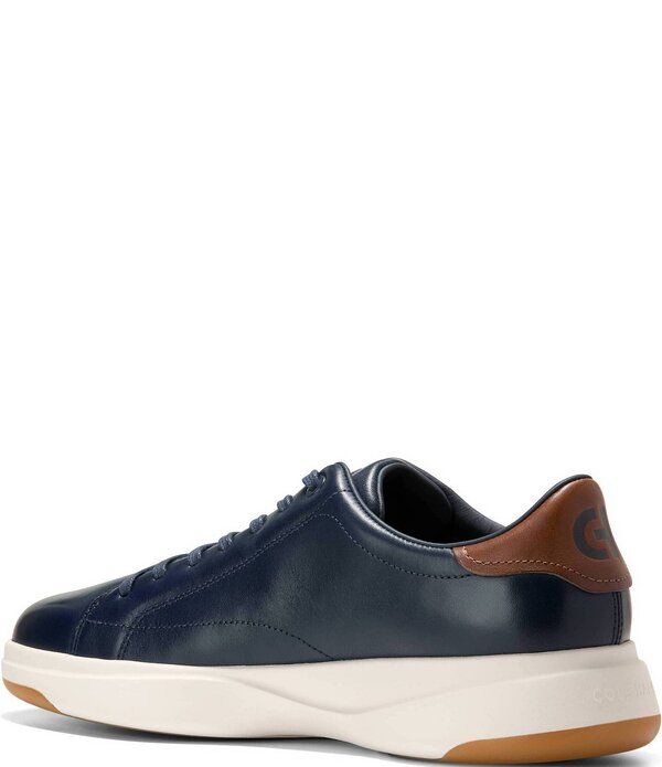 コールハーン メンズ シューズ スニーカー レース レザー Cole Haan Mens Grandpro Tennis 20 Leather LaceUp Sneakers Navy BlazerB