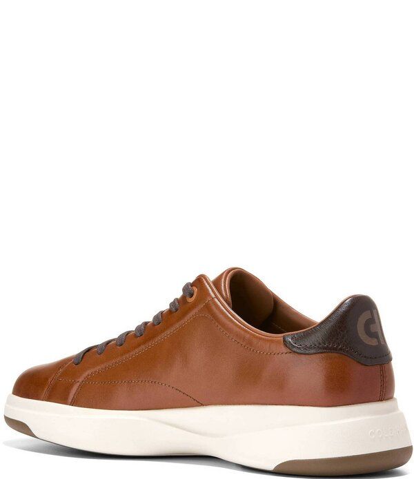 コールハーン メンズ シューズ スニーカー レース レザー Cole Haan Mens Grandpro Tennis 20 Leather LaceUp Sneakers British TanD