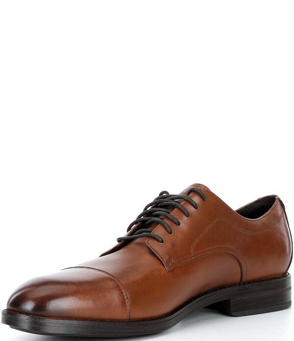 コールハーン メンズ シューズ オックスフォード キャップ レザー Cole Haan Mens Harmon Grand Wateresistant Leather Cap Toe Oxfords コールハーン メンズ シューズ オックスフォード キャップ レザー Cole Haan Mens Harmon Grand Wateresistant Leather Cap Toe Oxfords
