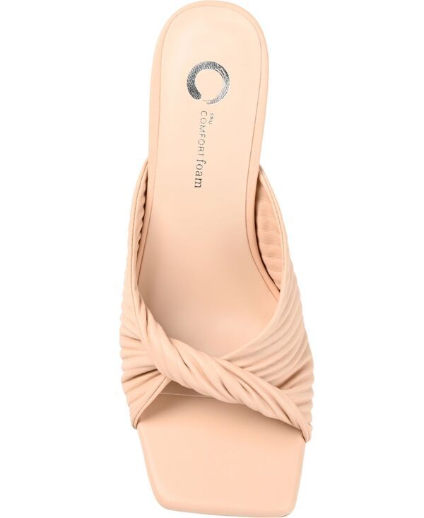 ジュルネ コレクション レディース シューズ サンダル プリーツ Journee Collection Womens Greer Pleated Sandals Nude