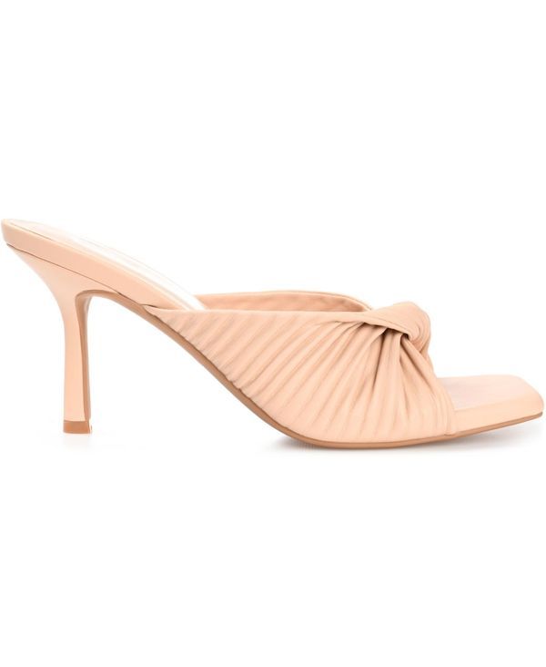ジュルネ コレクション レディース シューズ サンダル プリーツ Journee Collection Womens Greer Pleated Sandals Nude