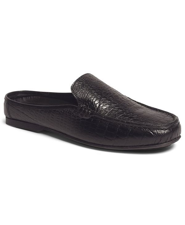 カルロスサンタナ メンズ シューズ スリッポン・ローファー Carlos by Carlos Santana Mens Cronos Mule SlipOn Shoes Black ブラック